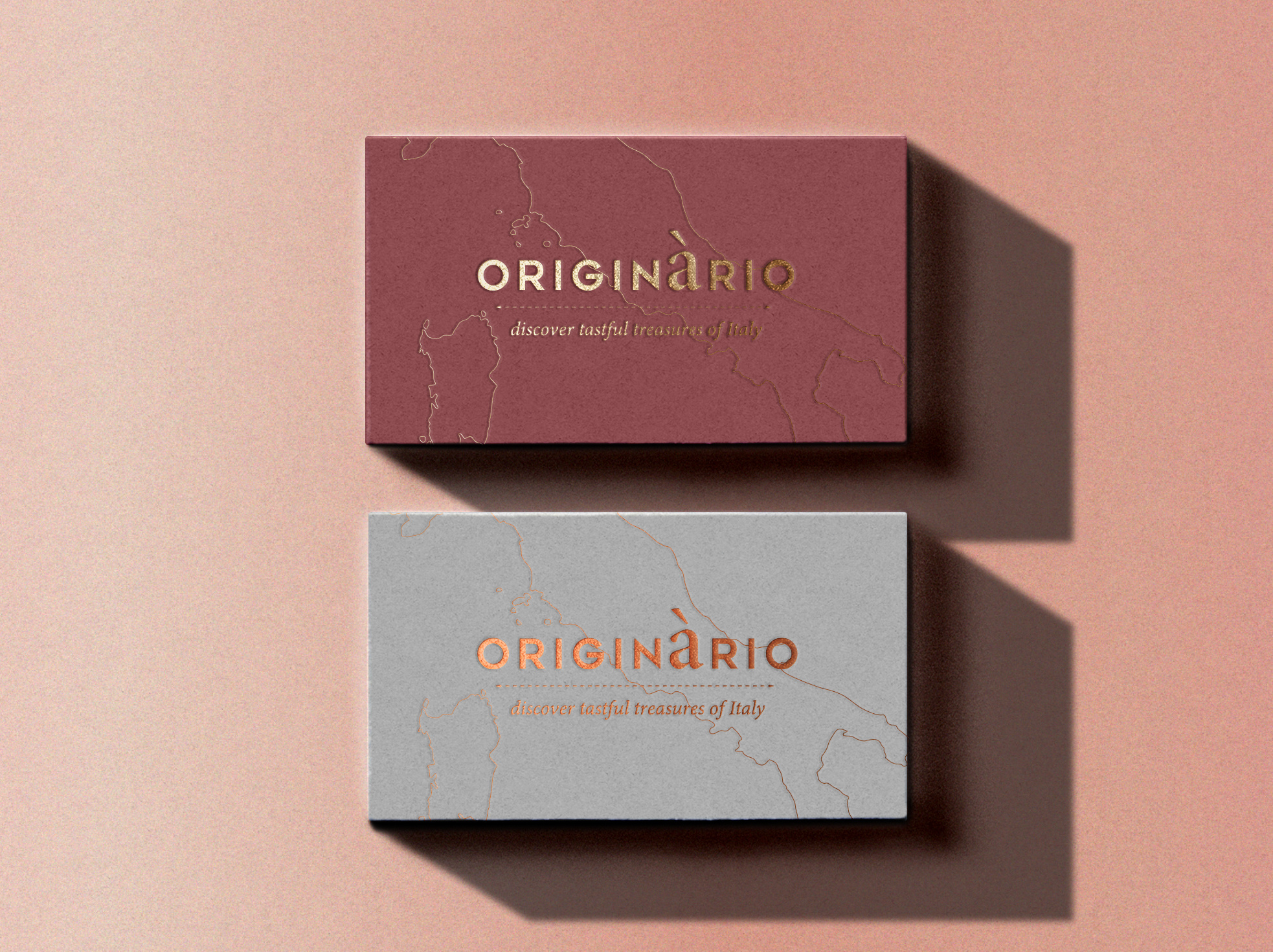 Originario l Web platform 2023 bronze cooper food gold italy logo red trend unique