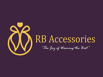 RB Accessories Logo branding design graphic design logo