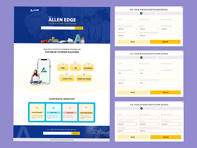 Lead Page for School/Institution institute lead landing page lead genetration lead page lead template leadpage popups school lead template