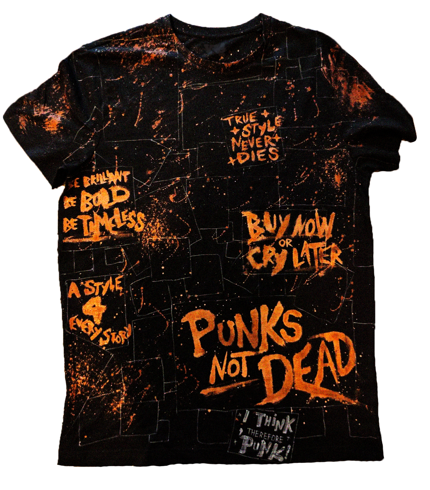 Motifs of Rebellion - Punk T-shirt Design art fashion fashion design graphic design handlettering handmade punk punkfashion tshirt