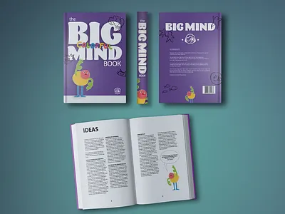 The BIG Mind Book - Cover Design book book cover book design character design cover design design graphic design illustration mockup
