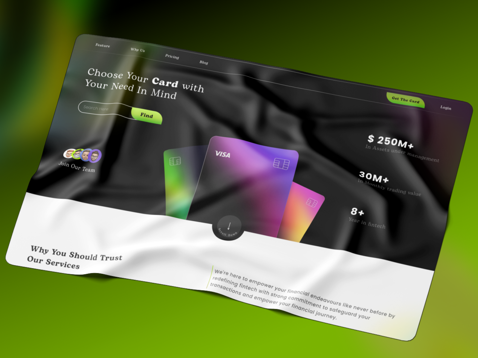 Revolutionize Finance💲: Fintech Web Design🖥️ banking banking web blockchain credit card cryptocurrency digital banking digital payment finance platform finance web finance website finances fintech fintech web design fintech web uiux fintech website transaction ui ux web design website design