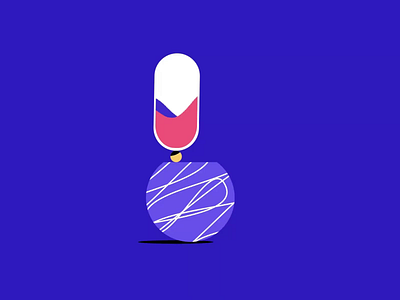 Pill #2 animation branding graphic design ui vector