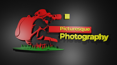 Photography Logo 3d branding design graphic design illustration logo