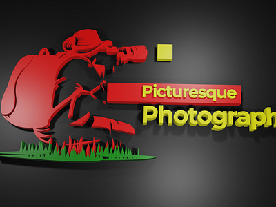 Photography Logo 3d branding design graphic design illustration logo