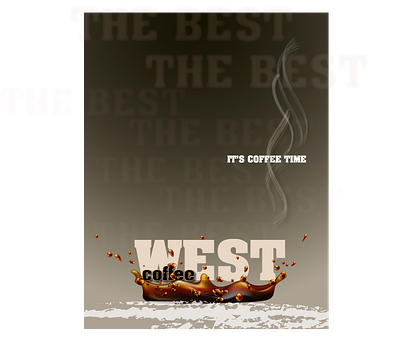 West Coffee Asuncion digital art graphic design