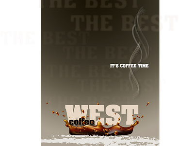 West Coffee Asuncion digital art graphic design