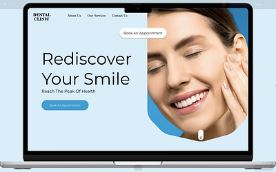 Dental Clinic app branding dental dental clinic design figma graphic design illustration logo ui ux vector website