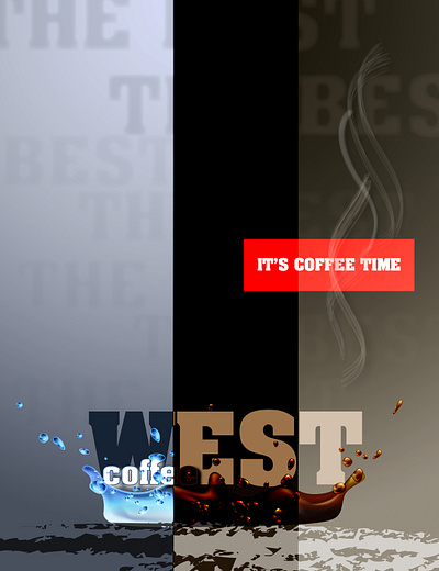 Coffee evolution digital art graphic design