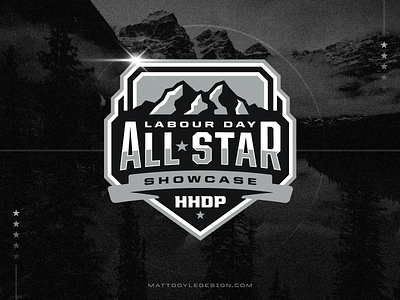 Labour Day All-Star Showcase all star brand branding design hockey labour day logo matthew doyle mountain showcase sports sports design vector