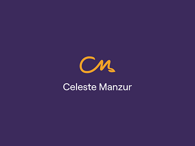 Celeste Manzur Brand brand branding cm monogram graphic design healthy identity leaf logo logo design logotype monogram physiotherapist symbol vector wealth