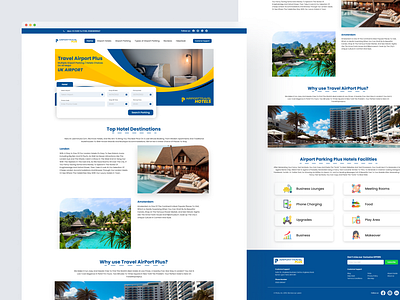 TAP Hotel Landing Page app graphic design illustration logo ui