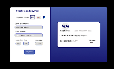 Daily UI 002 : credit card Checkout design graphic design ui