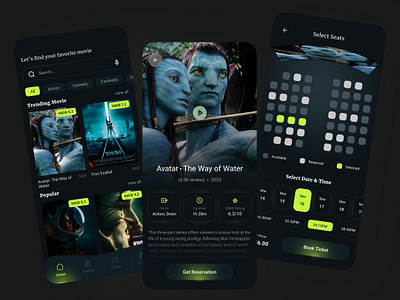 Movie Streaming App Design and UI appdesign design movie movieapp movieappdesign ui uiux ux