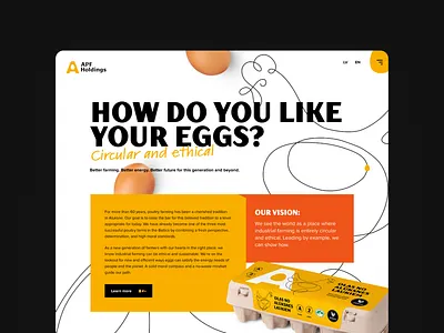 APF website design ui website