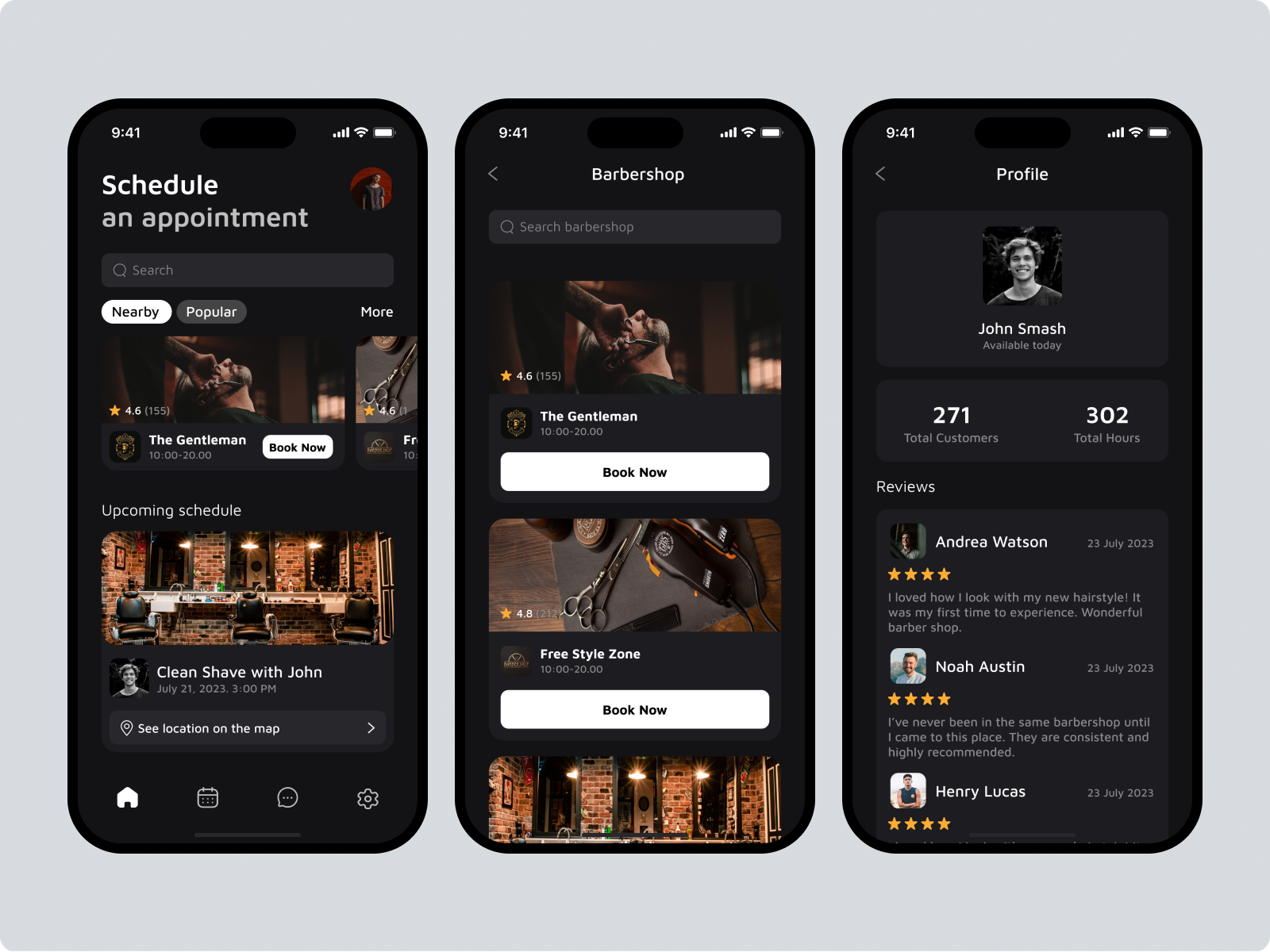Example of Mobile App Design   Custom UI/UX
