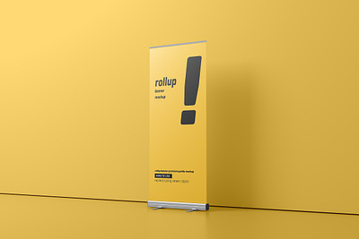 Roll Up Banner Mockup rollup