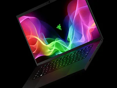 Razer 16" - 3D Product Renders 3d blender design gaming graphic design illustration laptop model modelling product product design razer render