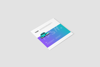 Square Z-Fold Brochure Mockups square brochure mockup