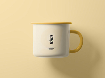 Enamel Mug Mockup tea