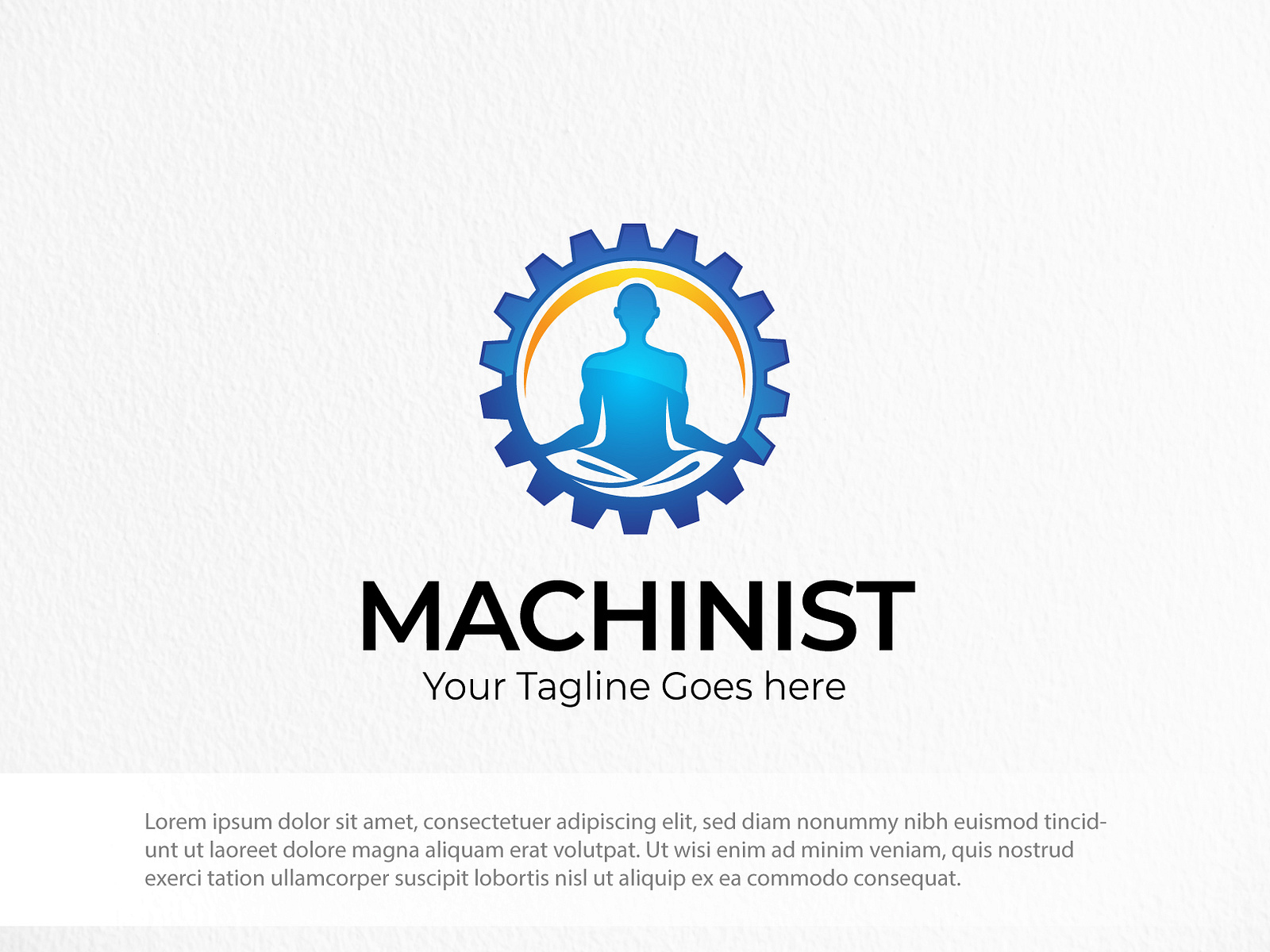 Machinist Logo Template by Mudassir Hassan on Dribbble