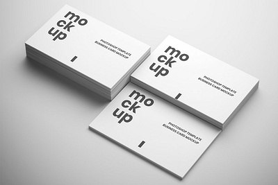 3 in 1 Business Cards Mockup psd mockup