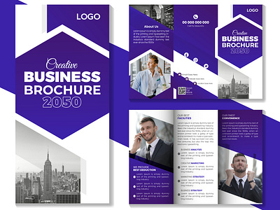 Corporate Trifold Brochure Design 6 page brochure business corporate corporate flyer flyer merketing tri fold trifold trifold flyer trifold flyer design trifoldbrochure