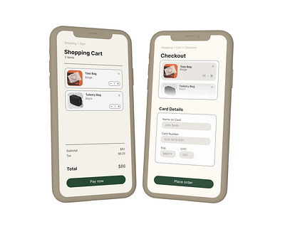 DailyUI 002 Credit Card Checkout app design ui ux