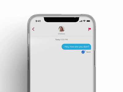 Read Receipts for Tinder animation app design mobile product ui