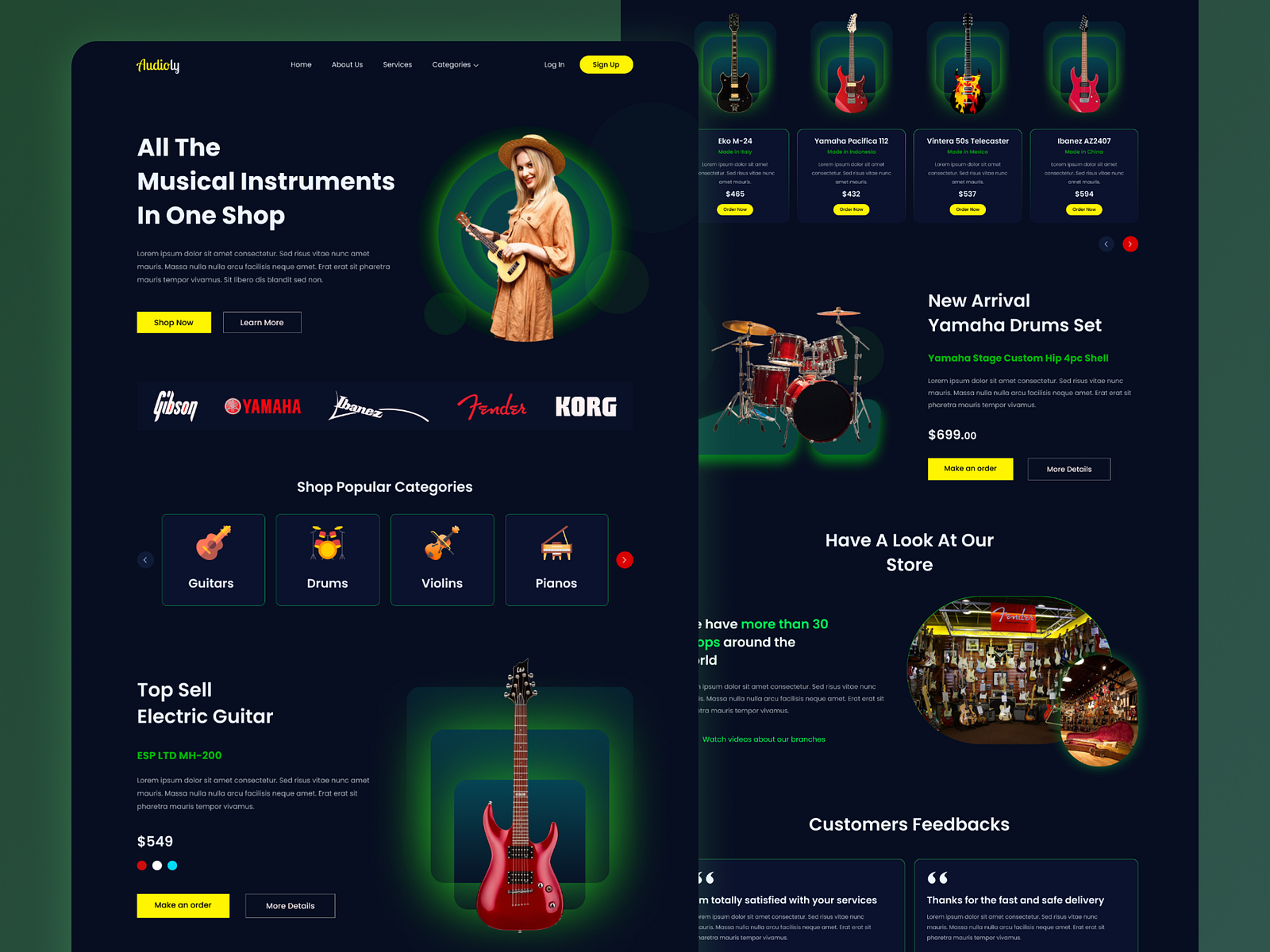 musical-instruments-online-shop-web-page-by-ashis-sarker-on-dribbble