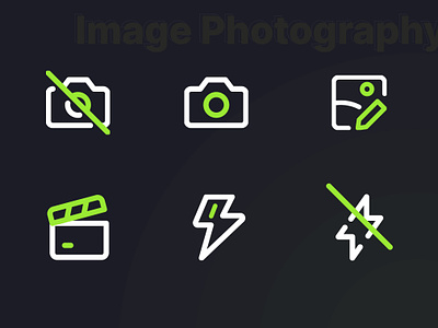 Photography Icons 3d @bulkicons animation besticons bulkicons camera design flash graphic design icons illustration image logo motion graphics photography ui