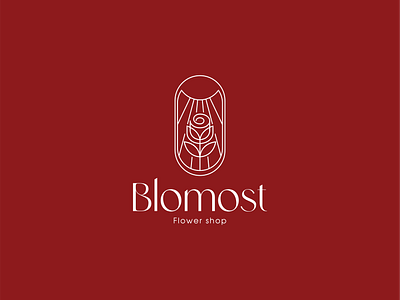 Blomost - Flower Shop branding design graphic design illustration logo logo identity vector vietnam