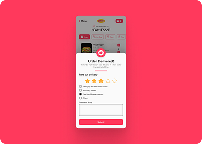 Daily UI - 031 dailyui feedback mobile feedback ui mobile app mobile ui review mobile review ui