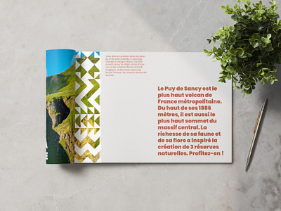 Massif de Sancy, redesign branding colorfull design edition graphic design illustration logo tourism typography vector