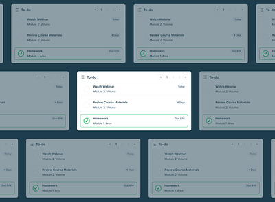 To-do Card card design list product design task to do ui upcoming ux widget
