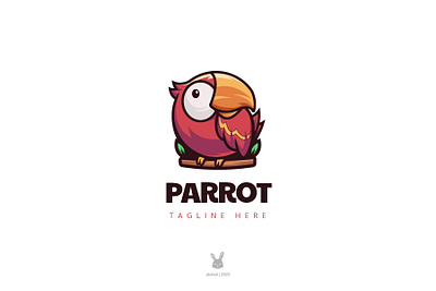 Parrot animal bird logo logo animal logo bird logo parrot mascot parrot