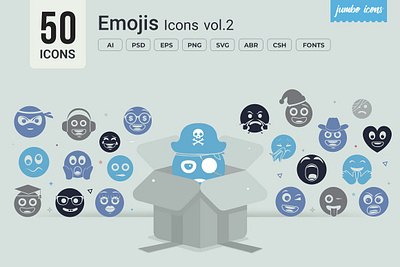 Glyph Emojis Vector Icons design graphics readytouse vector