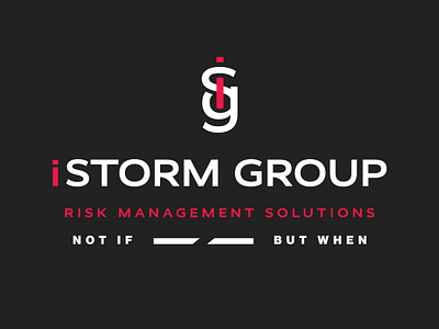 iStorm Group Branding branding design graphic design identity logo