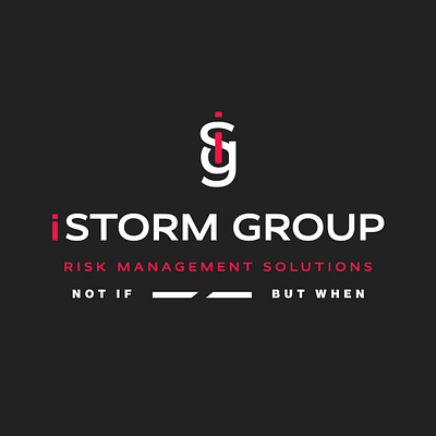 iStorm Group Branding branding design graphic design identity logo