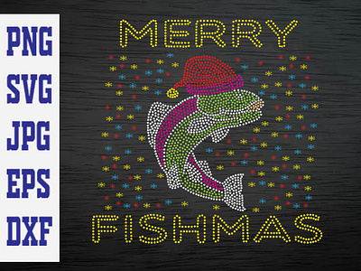 Merry Fishmas 1 christmas mug design