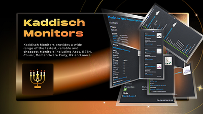 Kaddisch Monitors Promo Image branding design graphic design illustration logo promo vector