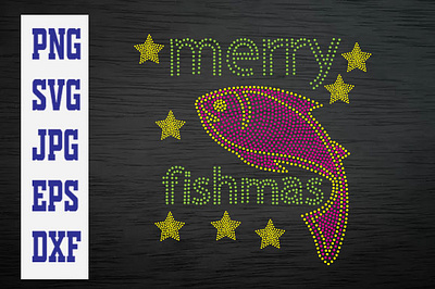 Merry Fishmas 3 christmas mug design