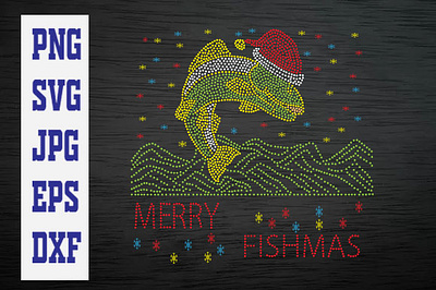 Merry Fishmas 4 christmas mug design