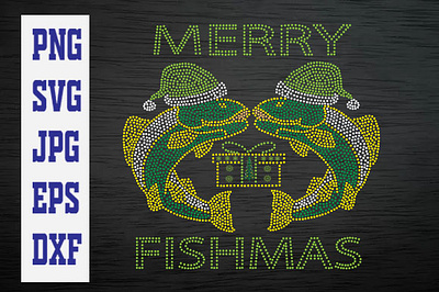 Merry Fishmas 5 christmas mug design