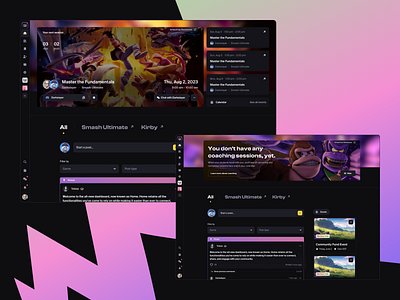 Home / Partner dashboard esports feed information design social feed ui ux video games