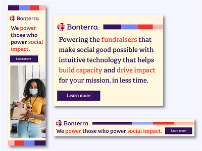 Bonterra Ad Set ad design illustrator marketing design social media design