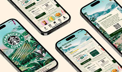 Starbucks App Redesign app app design brand identity branding freelance mobile starbucks ui