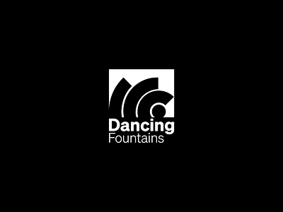 Dancing Fountains branding graphic design logo