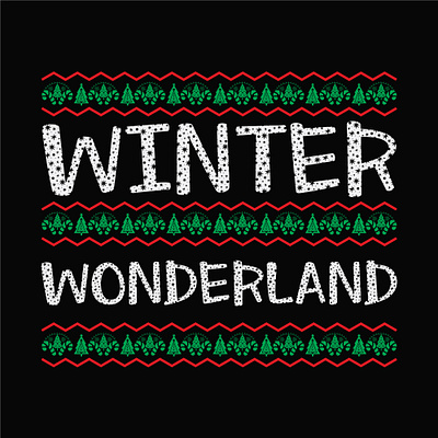 Winter wonderland christmas mug design