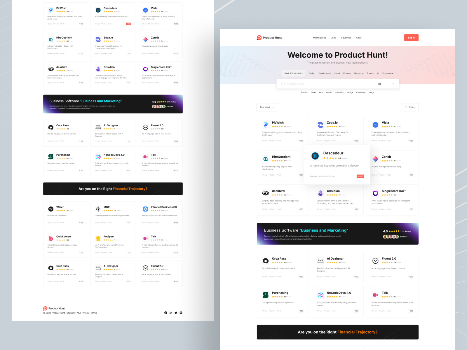 Example of Modern Figma Website Design (5to10 Page)